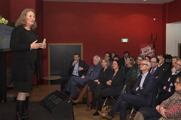 Marjolein Voslamber bij de opening van het 17e ABD Kandidatenprogramma