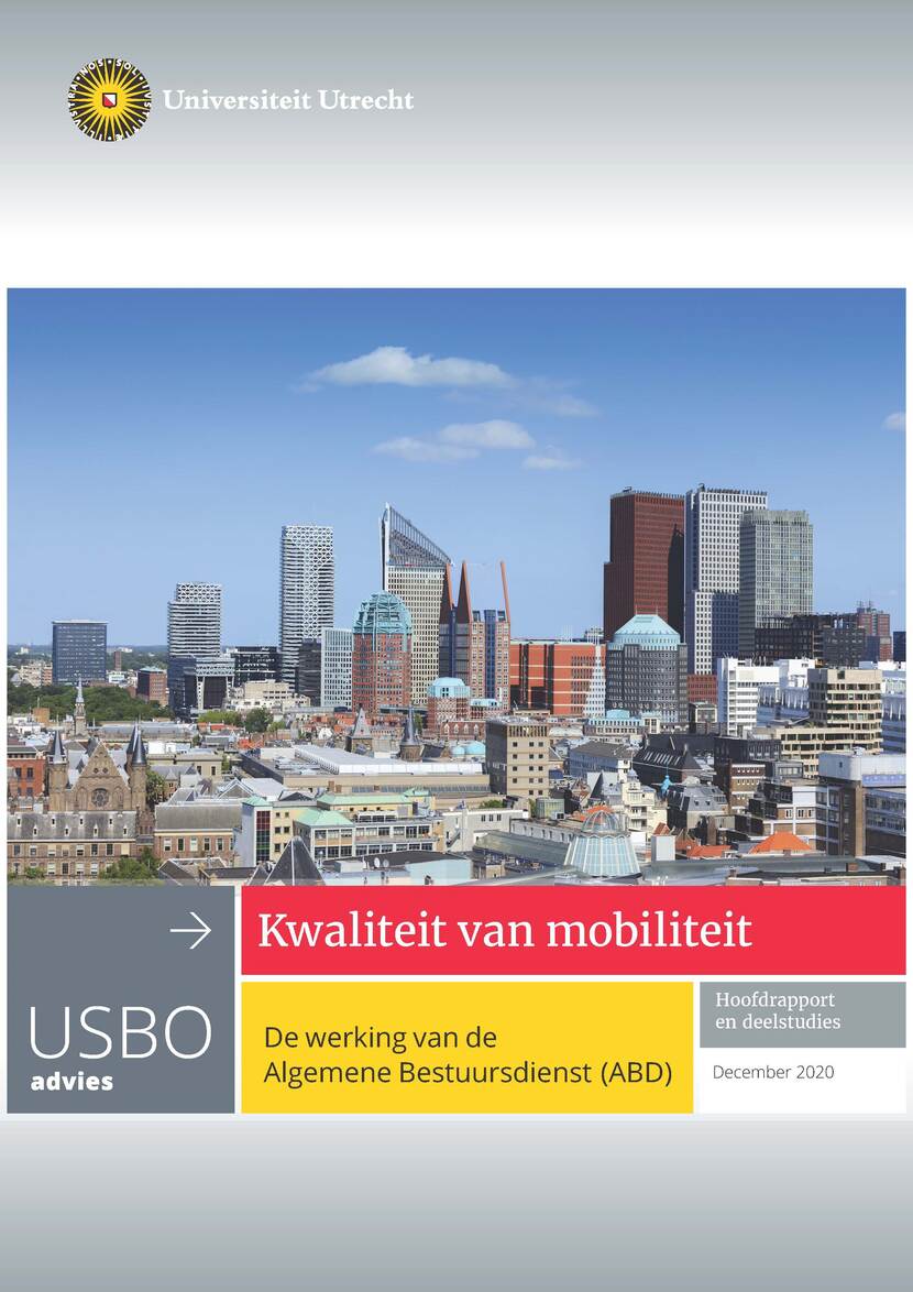 Cover raopprt Kwaliteit van mobiliteit